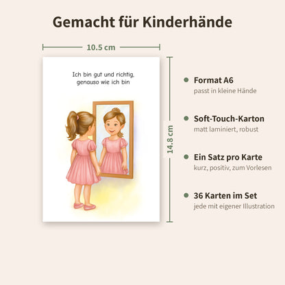 Karte im Format A6, 10.5 × 14.8 cm, Soft-Touch-Karton